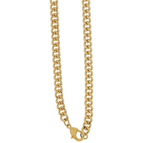 10k Gold Plated Curb Chain Necklace Hobby Lobby 2205029