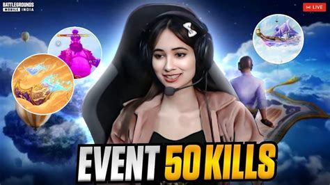 Kills Challenge On New Eventbgmi Live Bgmilive Girlgamer