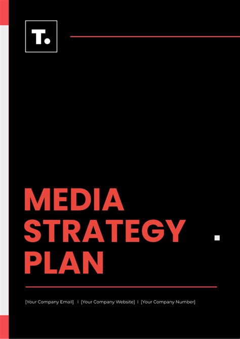 Media Strategy Plan Template - Edit Online & Download Example