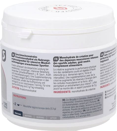 Creatine 300 G Sponser Sport Food Vitalabo Online Shop Europe