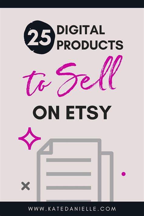 25 Passive Income Products To Sell On Etsy Kate Danielle Creative