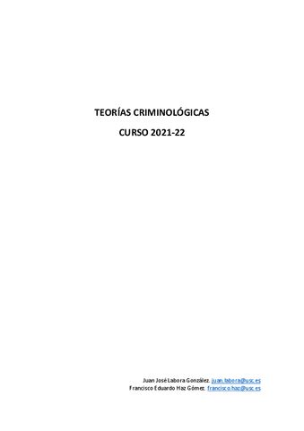 Apuntes Teorias Criminologicas Pdf