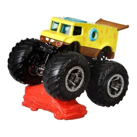 Spongebob Squarepants Bob Esponja Monster Trucks Hot Wheels Hhg Shopee Brasil