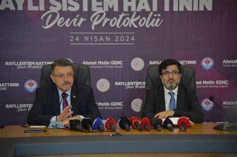 BAŞKAN GENÇ RAYLI SİSTEM İÇİN ÇOK HIZLI BAŞLADI