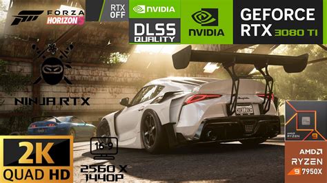 Forza Horizon 5 Rtx 3080 Ti 12gb 2k Qhd 1440p Max Settings Rtx Off Dlss On Youtube