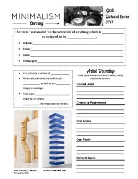 How To Minimalism Worksheet