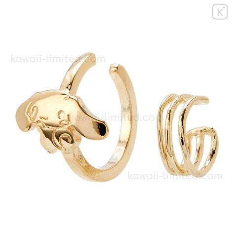 Japan Sanrio Ear Cuffs Cinnamoroll Gold Kawaii Limited