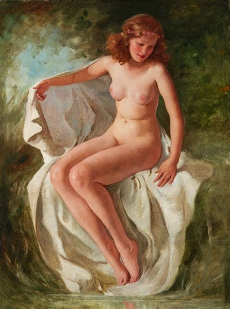 Maria Szantho Bathing Nude Mutualart