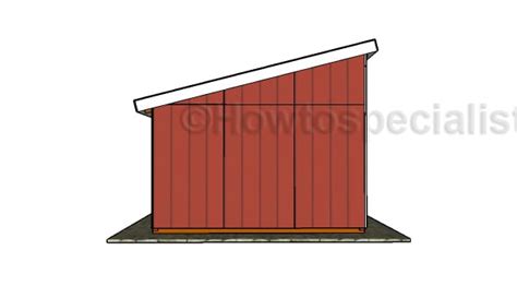 Loafing Shed Roof Plans Howtospecialist How To Build Step By Step