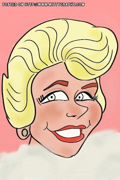 Doris Day Caricature Funny Faces Celebrity Caricatures