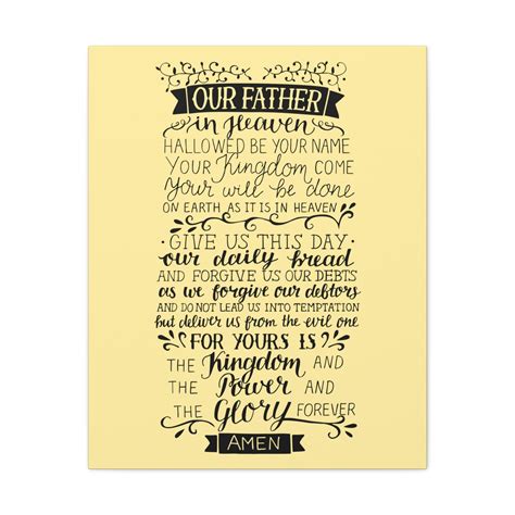 Scripture Walls Isaiah 64:7 Our Father In Heaven Light Yellow Bible