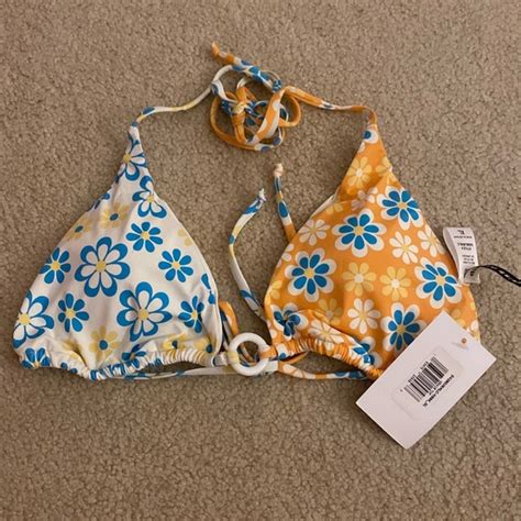 Dippin Daisy S Swim Nwt Dippin Daisys Xl Gracie Triangle Bikini Top Poshmark