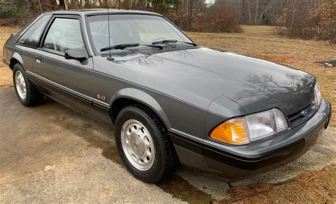 Dark Gray 1989 Ford Mustang LX 5 0L Sport Hatchback