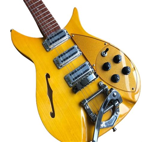 Rick 325 Yellow Electric Guitar Free Shipping In Stockpng