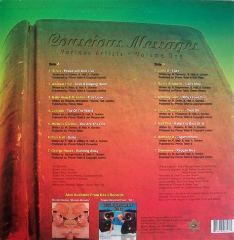 Conscious Messages Various Artists Lp Rare Vinyl Collectible