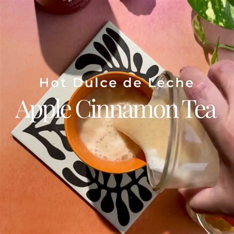 Hot Dulce De Leche Cinnamon Apple Tea Tadin Herb Tea Co