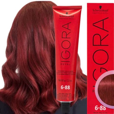 Schwarzkopf Igora Royal Permanent Hair Color 6 88 Dark Extra Red Blonde Daraz Pk