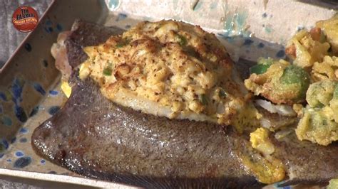 Crab Stuffed Flounder 1 Minute Recipe Youtube