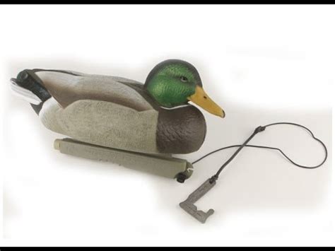 Оснастка утиных чучел другим способом и регулировка глубины . - YouTube