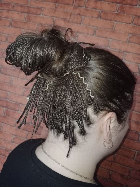 Сегодня делали зизи затылок для Танюши )))) В цвет волос, с добавлением ...