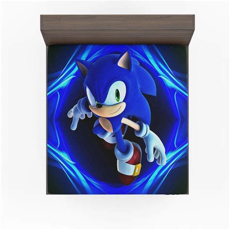 Sonic Colors Sonic Colorful Adventure Fitted Sheet