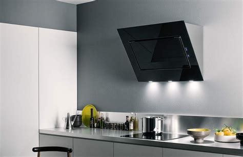 Купить Черную настенную вытяжку FALMEC QUASAR GLASS BLACK 90 см со ...