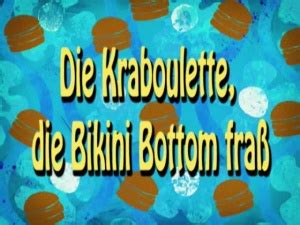 Kraboulette Bikini Bottom fraß Episode SpongePedia