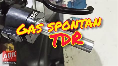 Unboxing GAS SPONTAN TDR Universal Di Nmax Bore Up 180CC YouTube