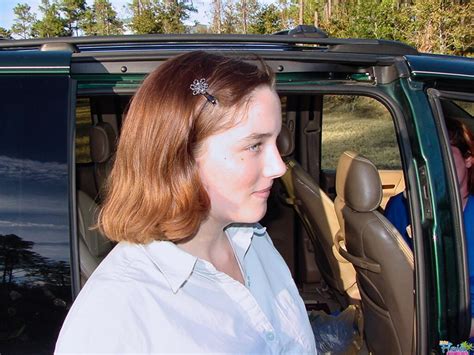 Amateur Chicks Cindy And Shirley Stepped Out Of A Minivan And Get Naked CoedCherry