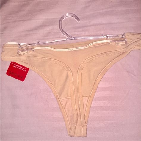 Spanx Intimates Sleepwear Spanx Butt Naked Thong Natural Color Poshmark