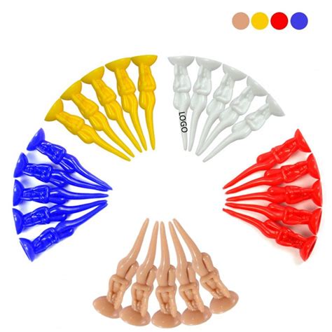 Customized Nude Woman Plastic Golf Tees Bravamarketing Golf Tees