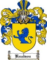 Knutson Family Crest Knutson Coat of Arms - Tradebit