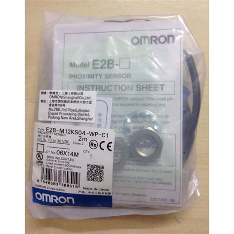 Omron E2b M12ks04 Wp C1 2m Omi Inductive Sensor Proximity Switch