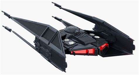 Star Wars Kylo Ren Tie Silencer 3d Model Cgtrader