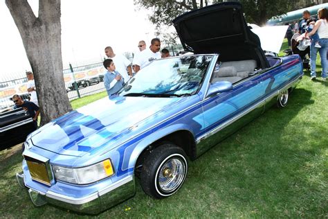 Custom Blue Cadillac Fleetwood Coupe Lowrider By Niknakgala On Deviantart