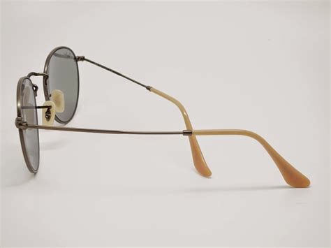 Ray Ban Rb 3447 Round Metal 16768 Blue Mirrored Sunglasses I Love