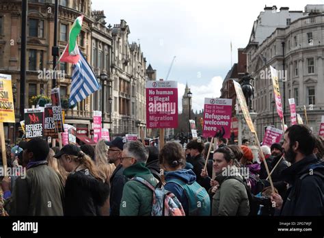 London Uk Th Mar People Attend The Resist Racism National