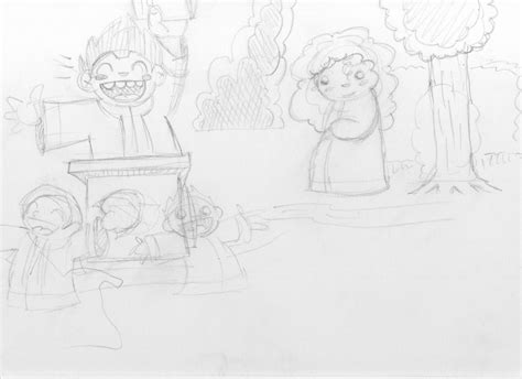 Hierophant Sketches – The Chibi Tarot