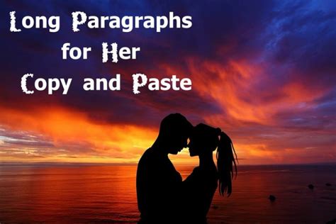 145 Long Paragraphs For Her Copy And Paste Paragraphs For Love Boomsumo