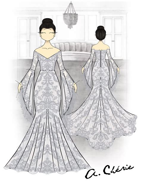 How much is a custom wedding dress 60 photos - Astyledwedding.com