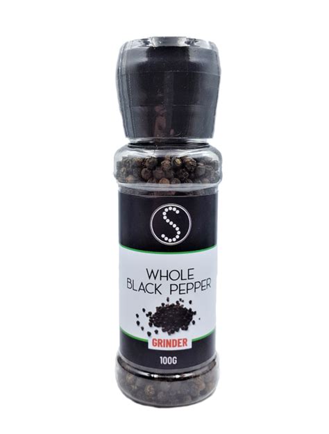 WHOLE BLACK PEPPER GRINDER 100G - Noag's Market