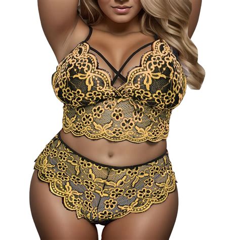 Women S Lingerie Set Sexy Plus Size Lingerie Corset Lace Bralette Piece Underwear Sexy