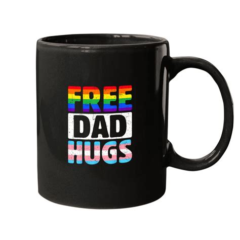 Free Dad Hugs Lgbtq Gay Pride Month Proud Ally T Mugs Sold By Undineforo Sku
