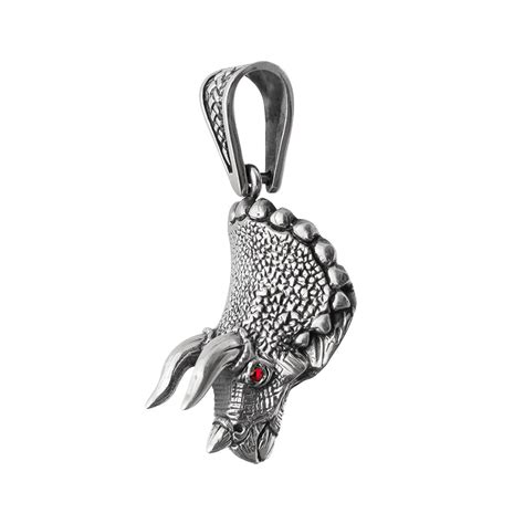 Dije De Plata Triceratops Santore