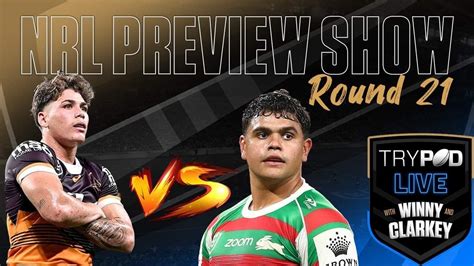 🎧 Trypod Live 🖲 Round 21 Preview 🏉 Youtube