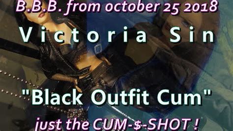 Victoria Sin Black Outfit Cum Just The Cumshot Version Pornhub Gay