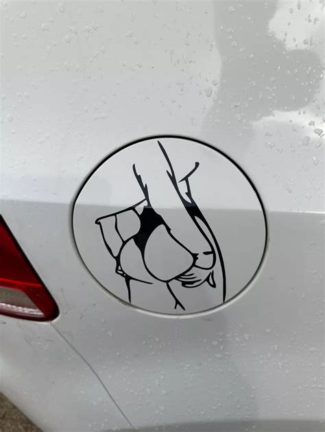 Booty Car Decal Nude Car Decal Thong Lingerie Car Meet Vinyl Naughty Car Decal Woman Car