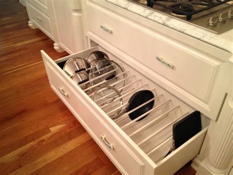 Идеи для хранения крышек от сковородки и кастрюль - Building online