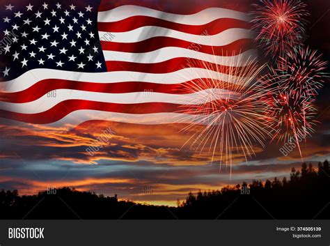 Fireworks Flag
