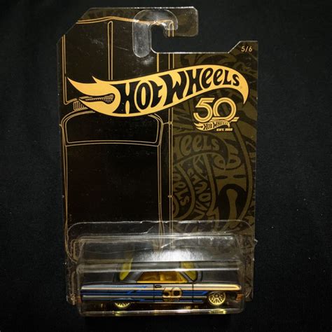 hot wheels 風火輪小汽車 50週年 50th 黑卡 編號05 impala 蝦皮購物